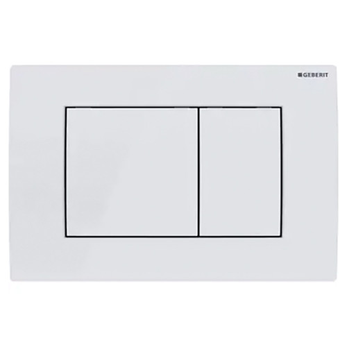 Инсталляция GEBERIT Duofix 458.103.00.1 + Унитаз подвесной Geberit Smyle Square Rimfree 500.683.00.2 + Кнопка смыва Geberit Delta 30, 458.103.00.1+500.683.00.2